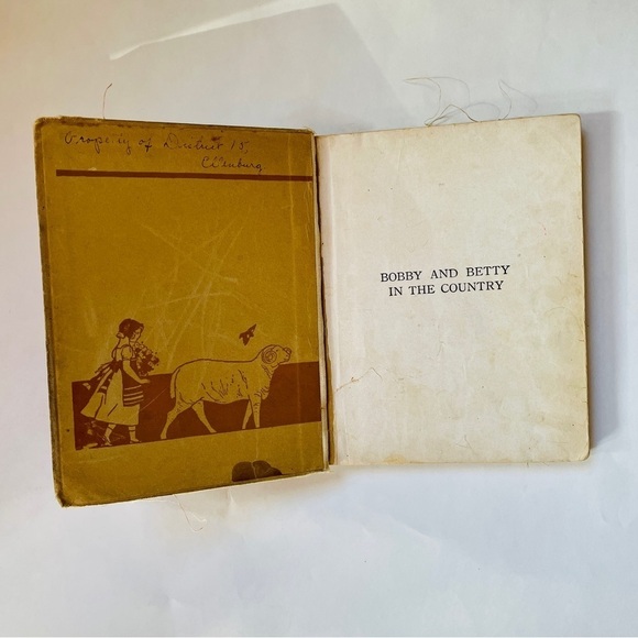 Vintage Hardcover Book Bobby and Betty in the Country Katharine Elizabeth Dopp - Picture 2 of 11